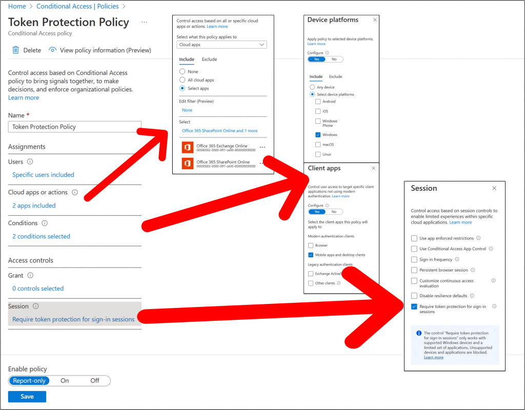 Photo from Microsoft - https://learn.microsoft.com/en-us/entra/identity/conditional-access/concept-token-protection 
